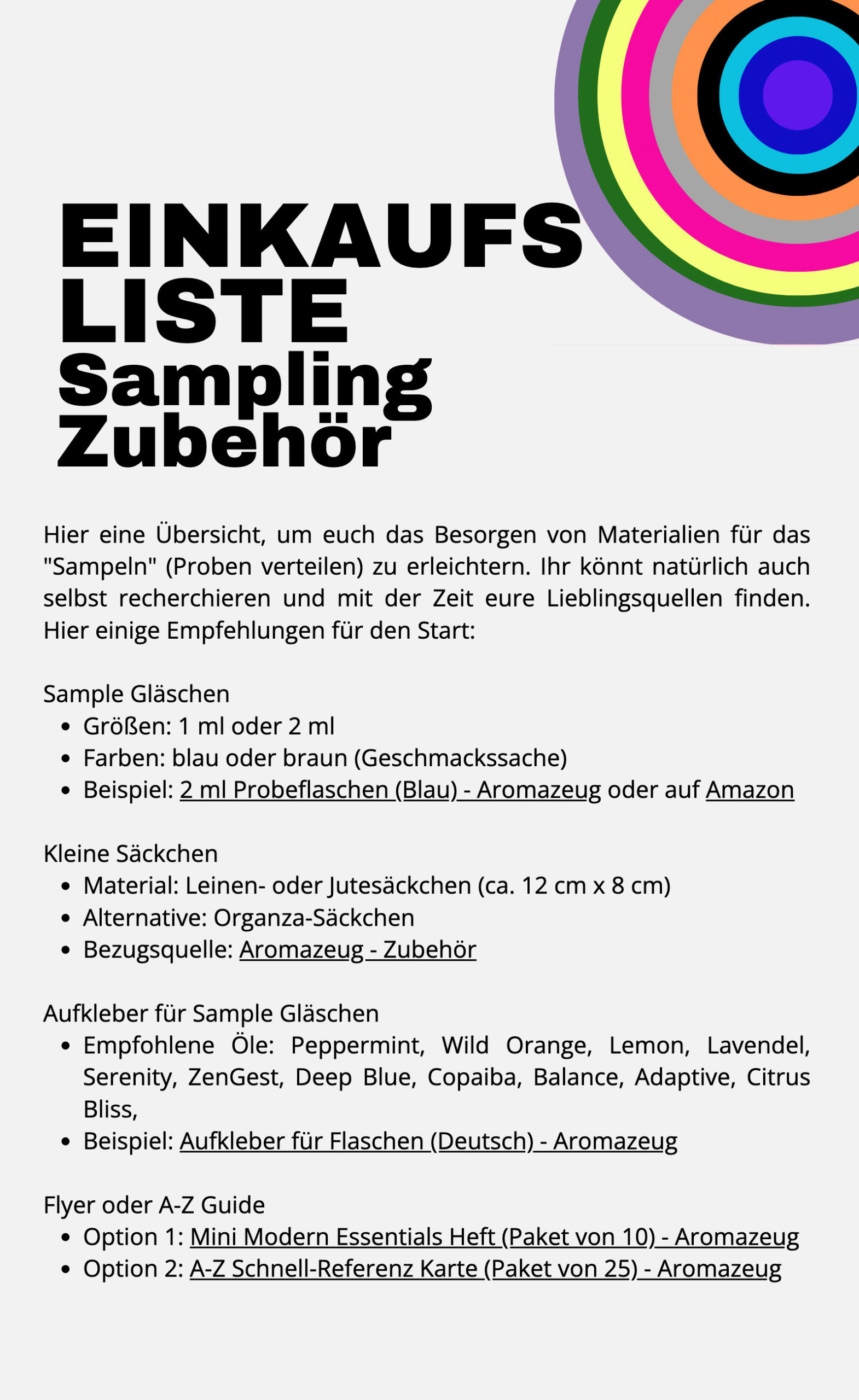 Einkaufsliste Einkaufsliste